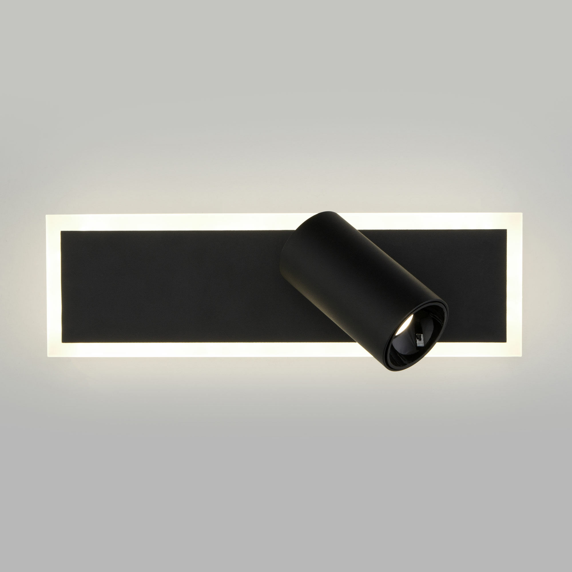 Настенный светодиодный светильник с USB и Type-C Eurosvet Binar a058689 20127/1 LED черный фото