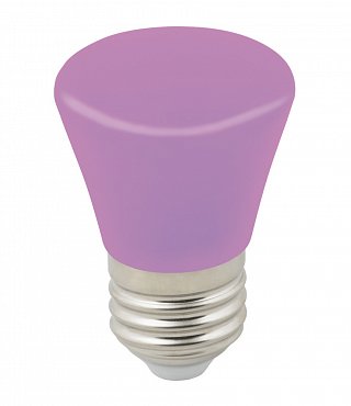 Лампочка светодиодная LED-D45-1W/PURPLE/E27/FR/С BELL Volpe фото