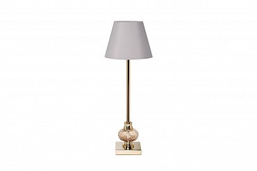 Лампа настольная плафон серый Д20 В55 Garda Decor 22-87898 фото