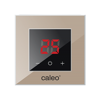 Терморегулятор CALEO NOVA встраиваемый цифровой, 3,5 кВт, кофейный УП-00000356 фото
