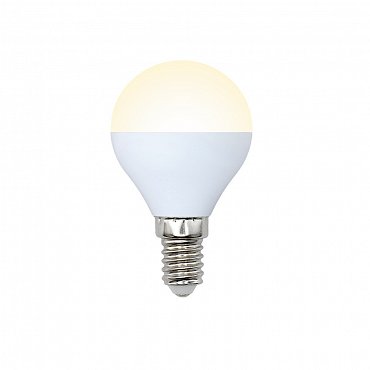 Лампочка светодиодная LED-G45-7W/WW/E14/FR/NR картон Volpe фото